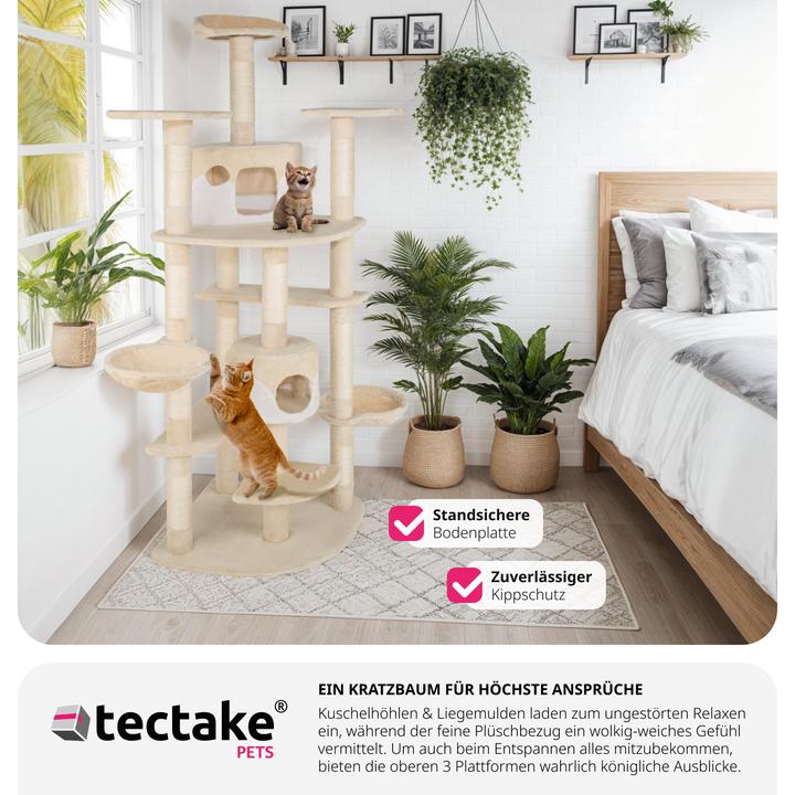 Actual product image tectake Nelly (204 cm, Beige, White)