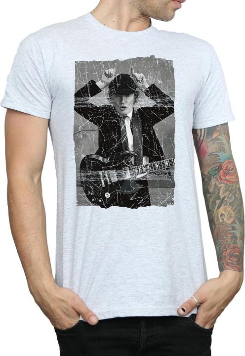 Produktbild AC/DC Angus Young Distressed Photo TShirt (S)