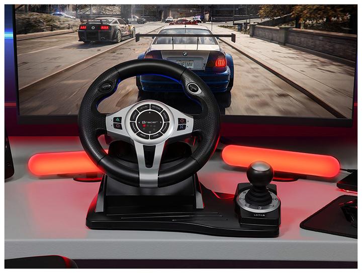 Immagine prodotto Tracer TRAJOY46524 Controller di gioco volante + pedali PlayStation 4, Playstation 3 (PS3, PS4, PC)