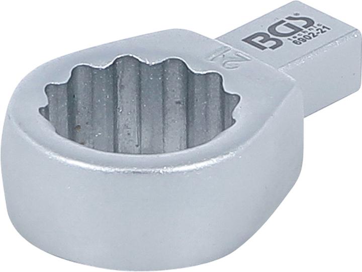 Produktbild BGS Einsteck-Ringschlüssel 21 mm Aufnahme 9 x 12 mm (21 mm)