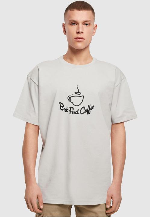 Produktbild Merchcode But First Coffee Heavy Oversized Tee - 117871 (XL)