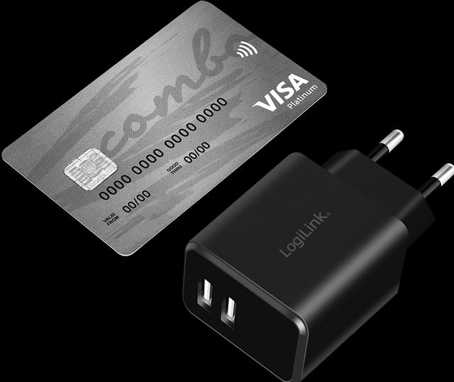 Actual product image LogiLink USB socket adapter (12 W)