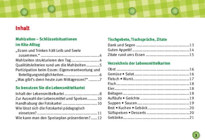 Produktbild Mahlzeit! Der Kita-Speiseplan in Bildern (Deutsch, Margit Franz, 2019)