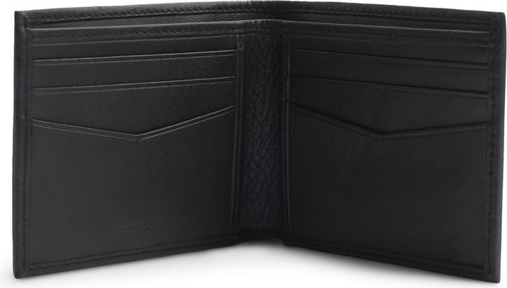 Actual product image BOSS Leren Kaarthouder New Crosstown Wallet Black Zwart