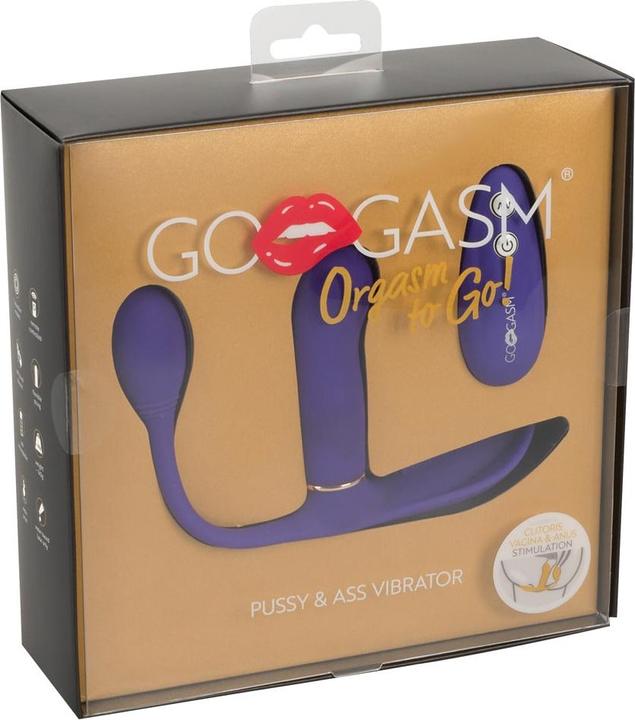 Actual product image GoGasm Pussy & Ass Vibrator