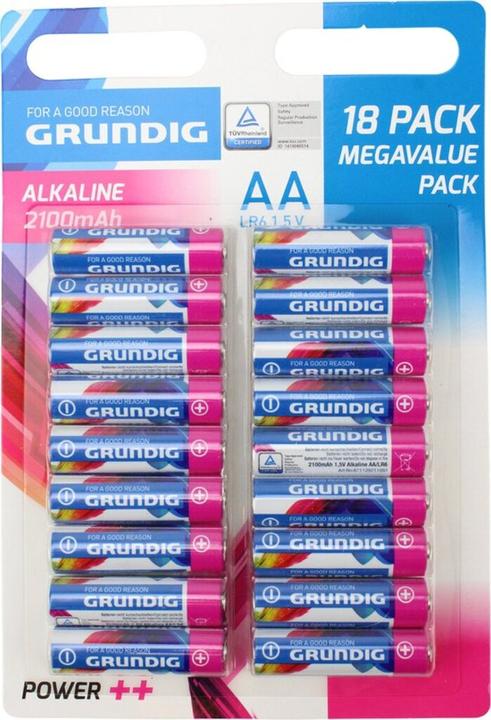 Image du produit Grundig Power++ (18 pcs, AA, 2100 mAh)