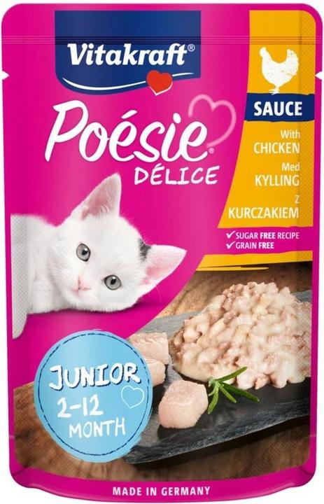 Image du produit Vitakraft Poésie Délice Junior poulet 85gr - (36668) (Junior, 1 pcs, 85 g)