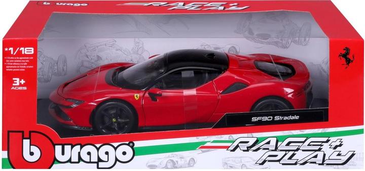 Actual product image Bburago Ferrari R&P SF90