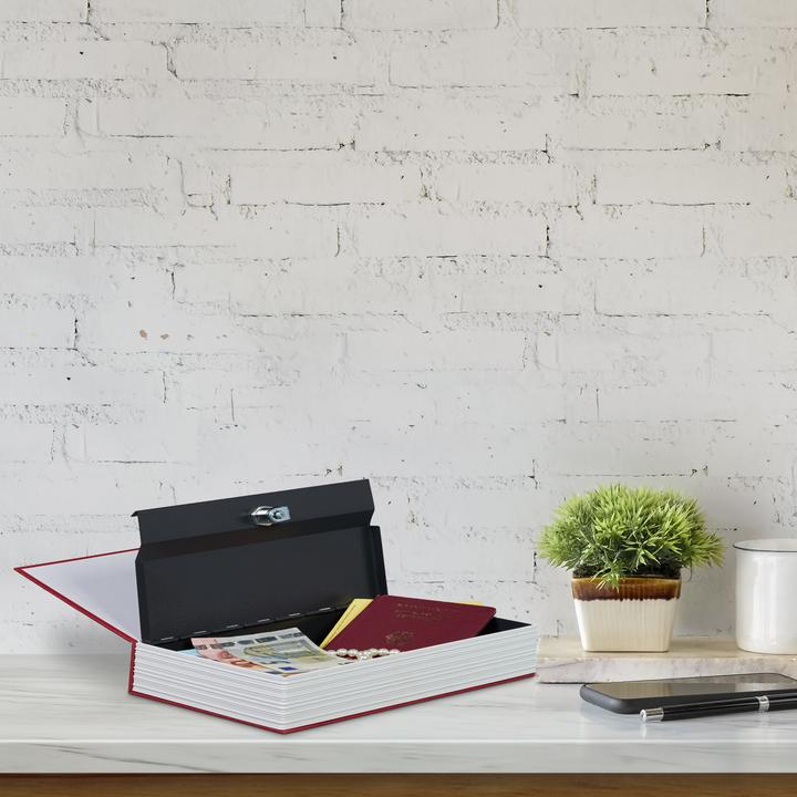 Actual product image Relaxdays Large Lockable Book Safe (1 l)