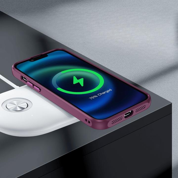 Produktbild Cover-Discount iPhone 15 Plus - Hülle mit Kameraschutz weinrot (Apple iPhone 15 Plus)