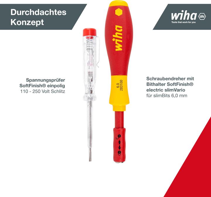 Produktbild Wiha Schraubendreher (Phillipps-Kreuzschlitz (PH), Torx (TX), Pozidriv-Kreuzschlitz (PZ), Schlitzschrauben)