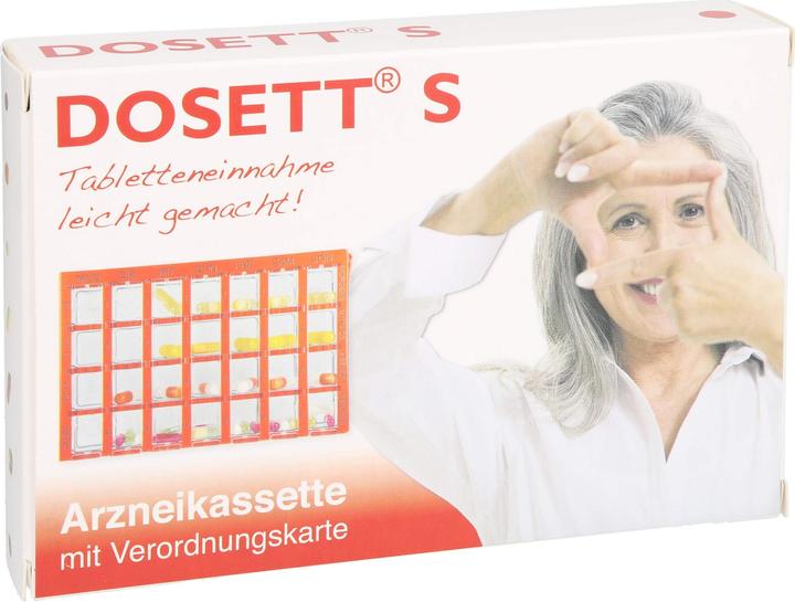 Produktbild Dosett S Arzneikassette mit Verordnungskarte rot, 1 St. Dosette
