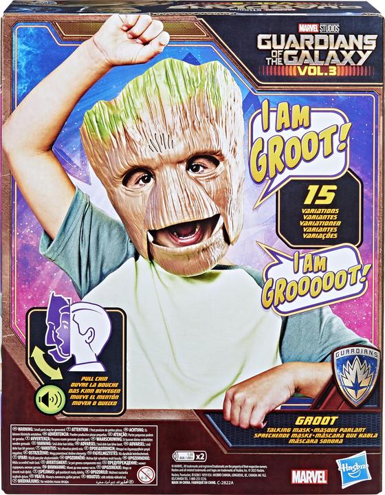 Produktbild Hasbro Marvel Guardians of the Galaxy Vol. 3 Groot Rollenspielmaske, sprechende Groot Maske, Superhelden-Ma
