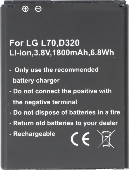 Produktbild AccuCell Akku LG D320, L70, BL-52UH