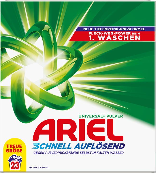 Image du produit Ariel Universal+ (23 Cycles de lavage, Lessive en poudre)