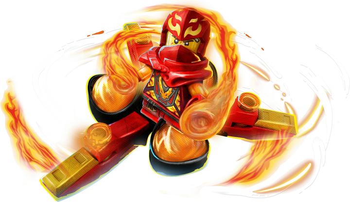 Actual product image LEGO 71777 Kai's Dragon Power Spinjitzu Flip (71777, LEGO Ninjago)