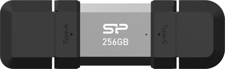 Image du produit Silicon Power 256 GB, USB TYPE-A et TYPE-C FLASH DRIVE, MOBILE C51, Silver (256 Go, USB-A, USB-C)