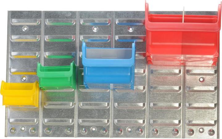 Produktbild Hünersdorff Metall-Schlitzwand für Sichtlagerboxen aus PP, für Grösse 1-4
