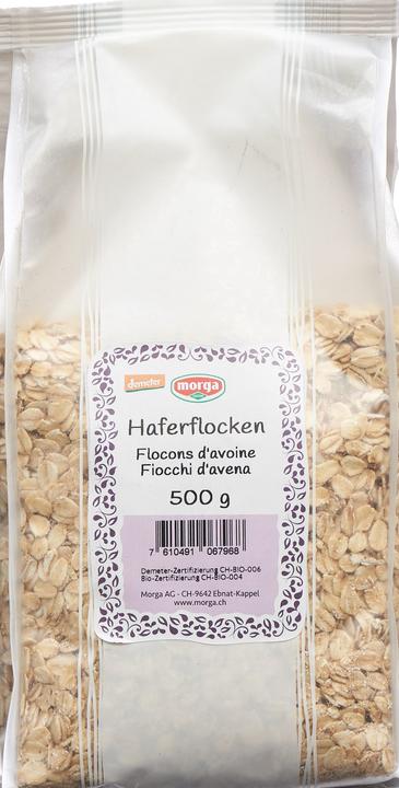 Image du produit Morga Flocons d'avoine Demeter (500 g)