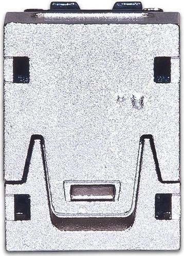 Actual product image Wirewin Keystone module, Cat.6A, 90ø angled. (Keystone module)