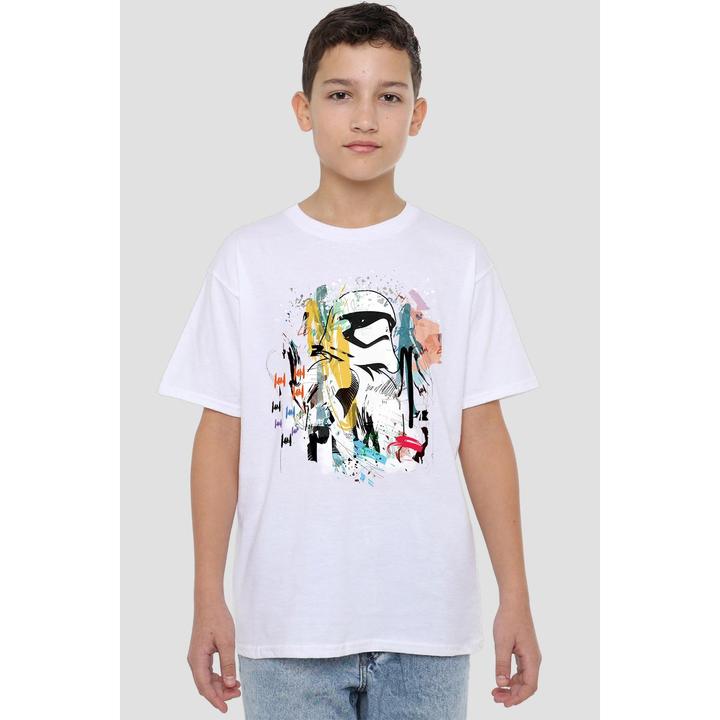 Actual product image Star Wars Childrens/Kids Stormtrooper Abstract T-Shirt (128)
