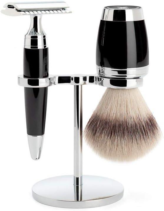 Actual product image Mühle Shaving set, 3-piece, shaving brush with Silvertip Fibre®, HANDMADE
