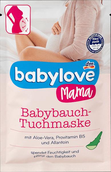 dm babylove Mama Babybauch Tuchmaske
