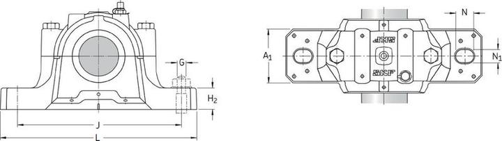Image du produit SKF Palier vertical SNL