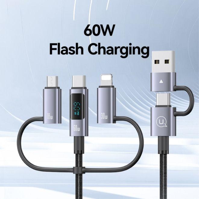Actual product image Usams All in One Data Cable 60W (1.20 m, 60 W)