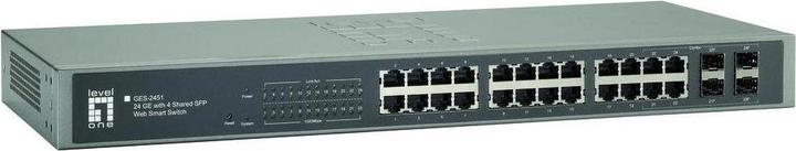 Produktbild LevelOne GES-2451: 24Port Smart-Switch (24 Ports)