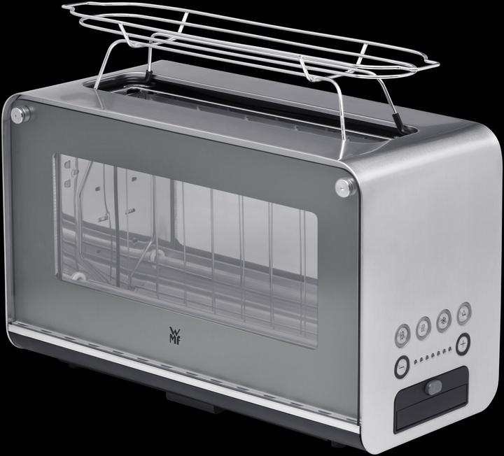 Produktbild WMF Lono Glas-Toaster mit Brötchenaufsatz