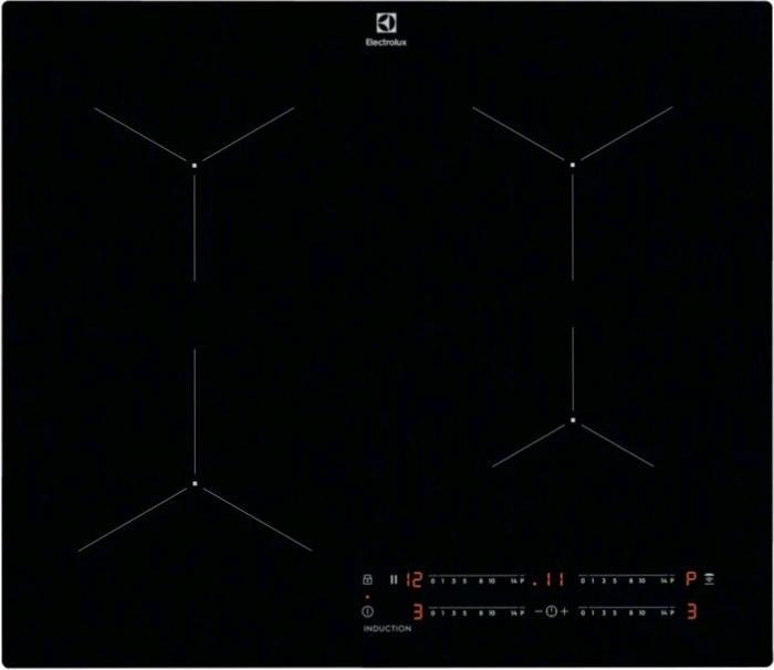 Electrolux LIL61443C Nero Da incasso 59 cm Piano cottura a induzione 4 Fornello(i)