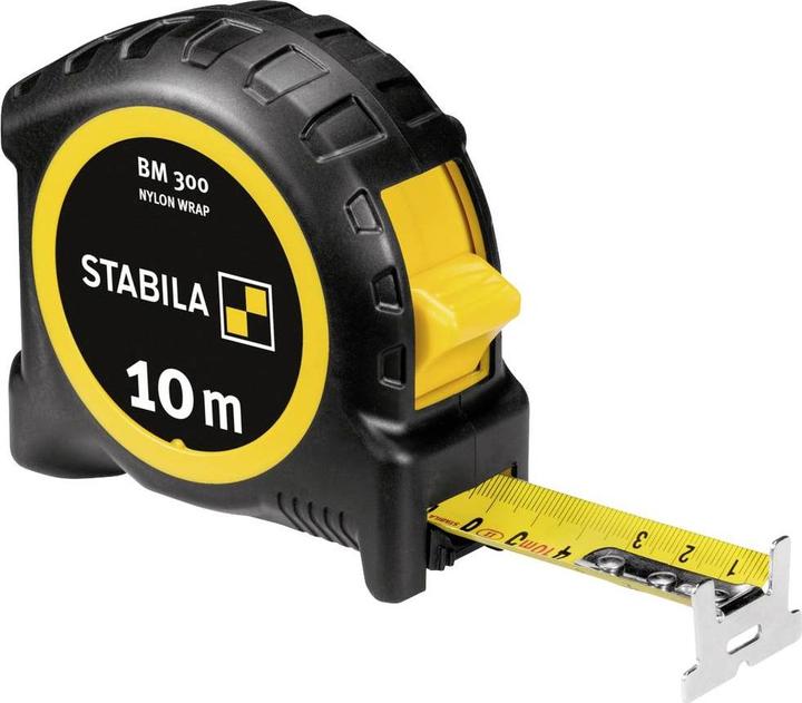 Stabila Pocket tape measure BM 300, 10 m, metric 1000 scale (Metric)