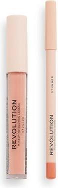 Actual product image Makeup Revolution London Lip Contour Kit Stunner Lip Gloss and Lip Liner Duo 1ml 1g