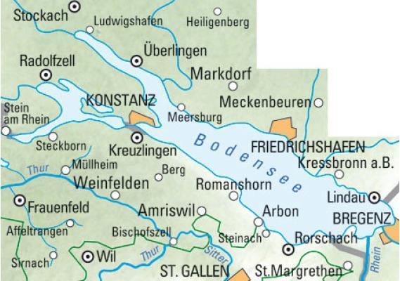 Produktbild Velokarte Bodensee-Thurgau