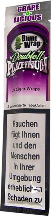 Blunt Wraps Double Platinum Grape-a-licious 2 en 1