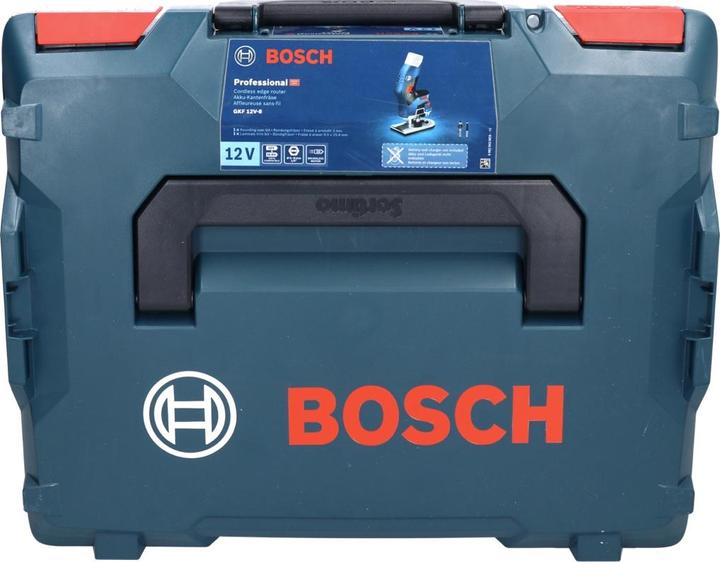 Actual product image Bosch Professional Bosch GKF 12V-8 Cordless Router Trimmer 12V + 2x Batteries 6.0 Ah + 1x Quick Charger + Carry Case L-