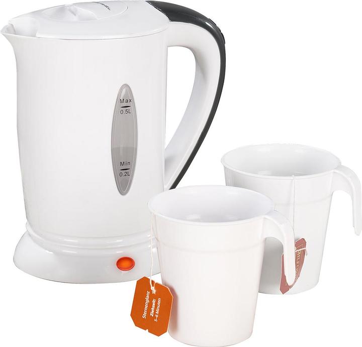 Image du produit Pearl Bouilloire de voyage avec 2 tasses (0.50 l, Prise UE)