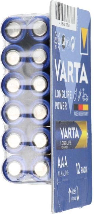 Actual product image Varta LONGLIFE Power Box (12 pcs., AAA, 1270 mAh)