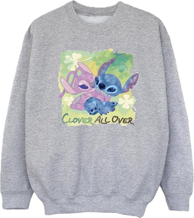 Disney Lilo And Stitch St Patrick's Day Clover Sweatshirt Mädchen