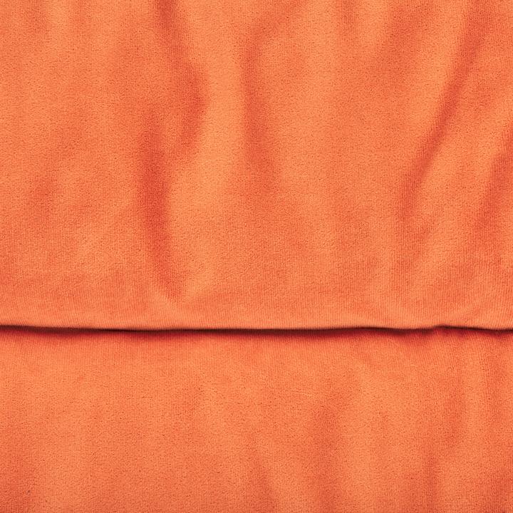 Actual product image Beliani Pet Bed Velvet Fabric Orange 70 x 55 cm ERGANI (Dog)