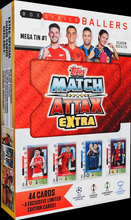 Actual product image Topps Match Attax Champions League EX 2025 Mega Tin (English, Booster Pack)