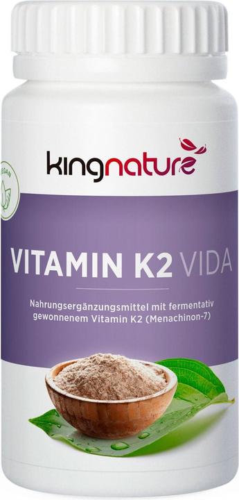 Kingnature Vitamin K2 Vida Kaps (120 Stück, Kapseln, 76 g)