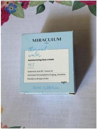 Immagine prodotto MIRACULUM Crema notte idratante all'acqua termale 50ml (50 ml, Crema notte)