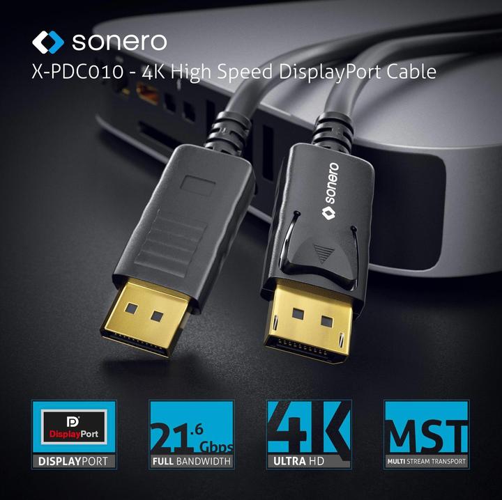 Produktbild Sonero DisplayPort – DisplayPort (1.50 m, DisplayPort)