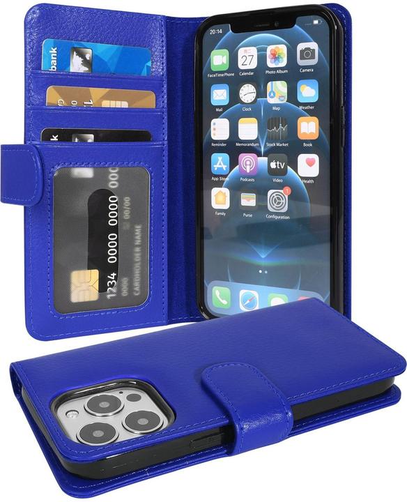 Produktbild Cadorabo 3 Kartenfächer Hülle (Apple iPhone 13 Pro)