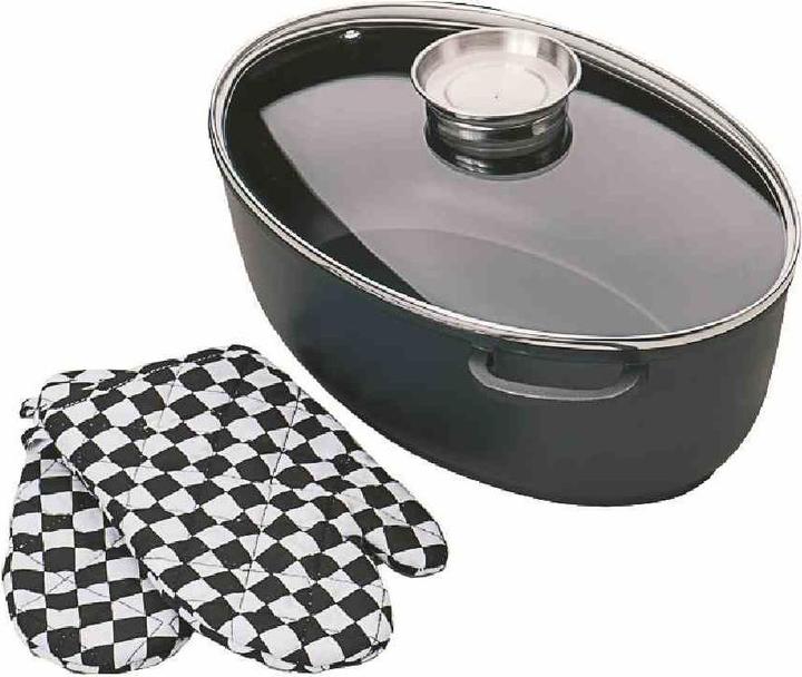 Produktbild Krüger Gänsebräter (Bräter + Schmortopf, Aluminiumguss)