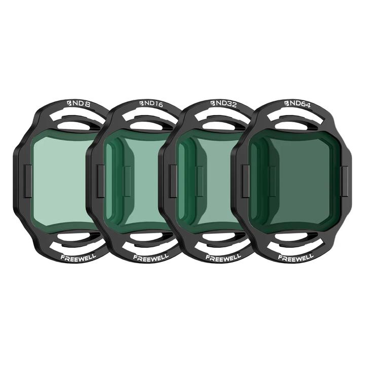 Image du produit Freewell FW-O4-STD O4 Air Unit Pro Filters Standard Day 4 Pack (ND8, ND16, ND32, ND64) (Filtres pour drones)