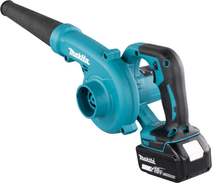 Immagine prodotto Makita DUB 185 RT1 Soffiatore a batteria 18 V + 1x batteria 5,0 Ah + caricabatterie (Batteria ricaricabile, Soffiafoglie)