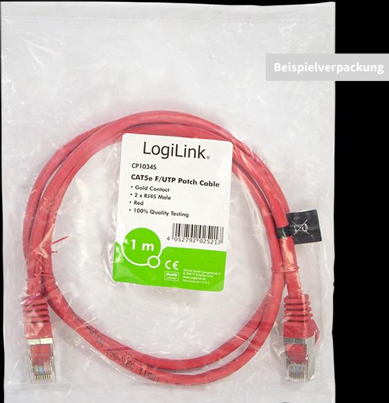Produktbild LogiLink Netzwerkkabel (F/UTP, CAT5e, 5 m)